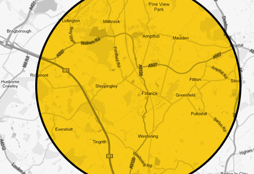 Ampthill Area Coverage